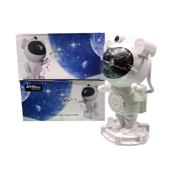 Astronauta Con Base Luz RGB+Parlante Bt